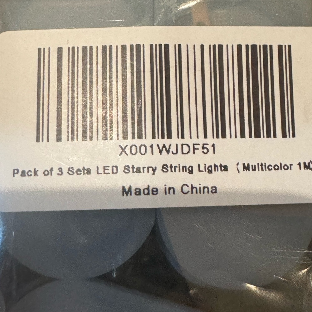 - LED lights never used